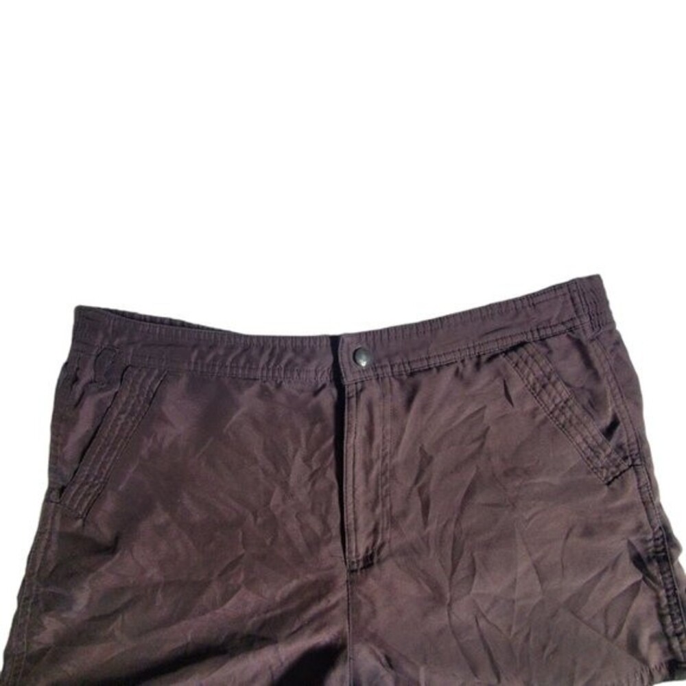Croft & Barrow brown swim shorts sz 8 - Picture 3 of 12